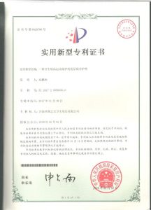 一種衛(wèi)生用品運(yùn)動(dòng)保護(hù)的連層膠合護(hù)墊實(shí)用新型專(zhuān)利證書(shū)